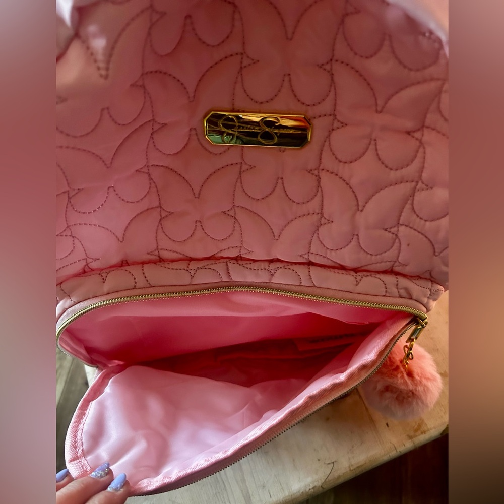Pink Butterfly Jessica Simpson Backpack - Picture 4 of 4